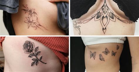 under boob tattoo small|23 Under Breast Tattoo Ideas For The Bravest。